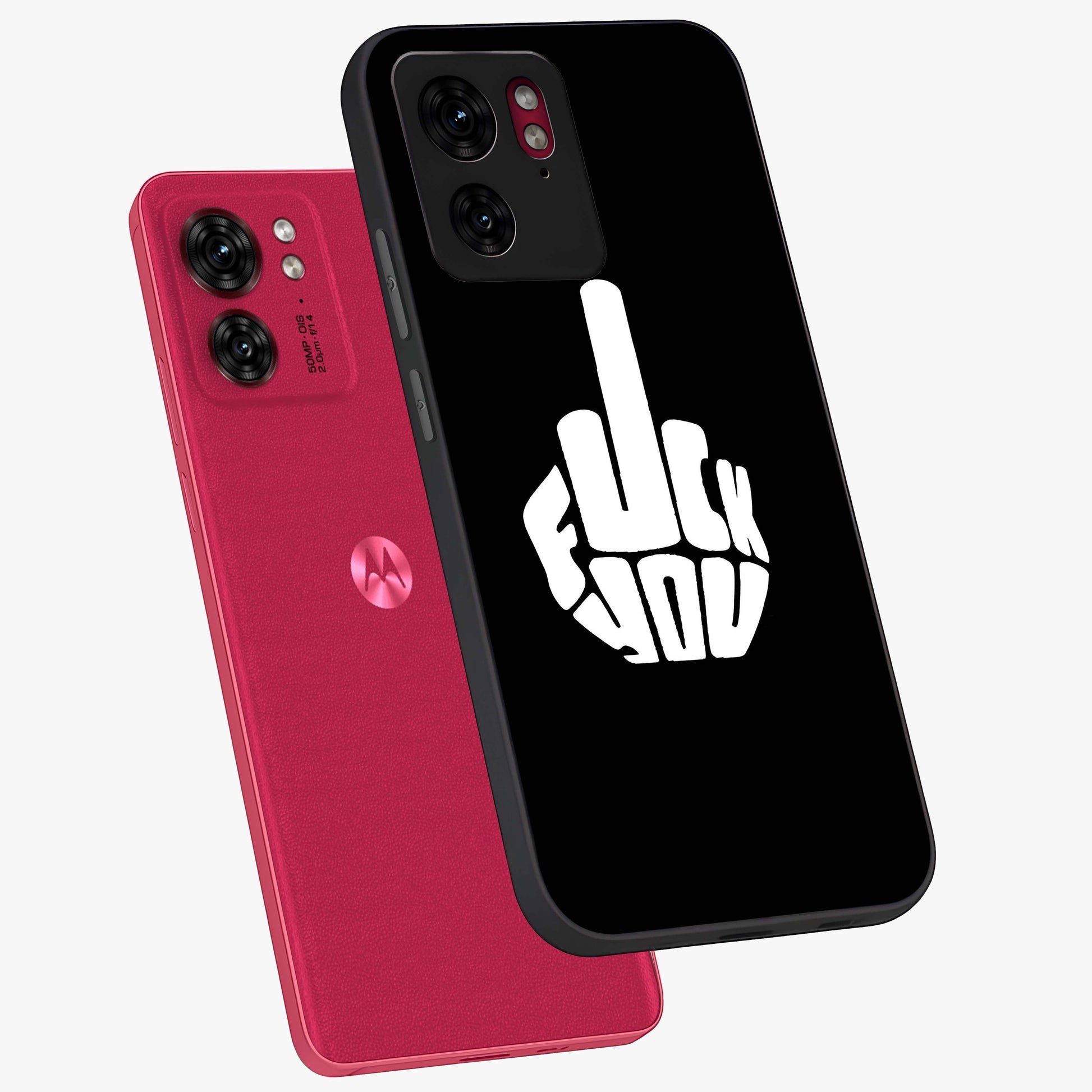 Rebel Mode On Glass Case displayed in angled mockup highlighting edgy text design with modern street aesthetic.