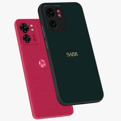 Sabr Minimal Patience Glass Case displayed in angled mockup highlighting simple inspirational design with clean aesthetic style.