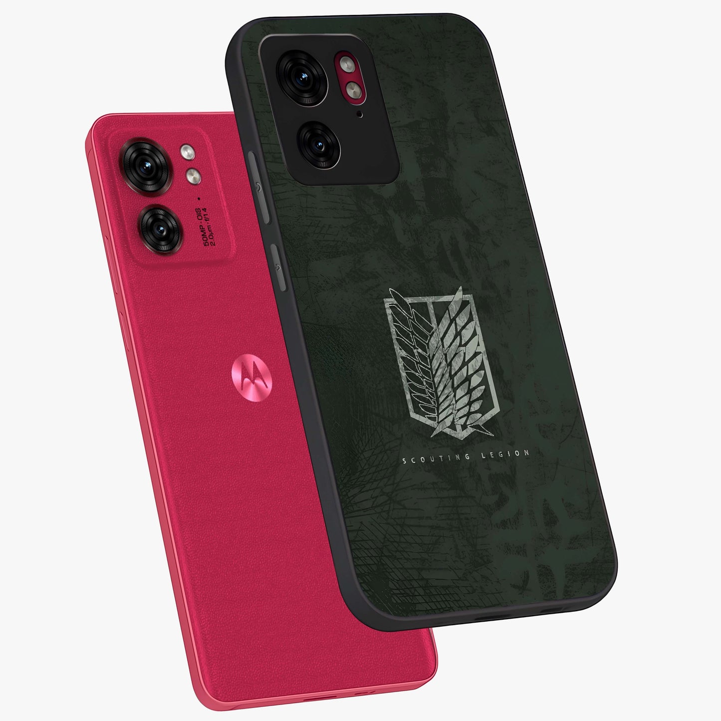 Wings Of Freedom Glass Case displayed in angled mockup highlighting graceful wing design with inspirational aesthetic.