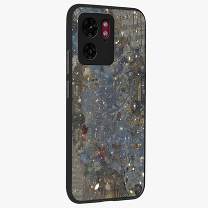 Aesthetic Astrolophia Glass Case upright view showcasing soft aesthetic theme with stylish modern look.