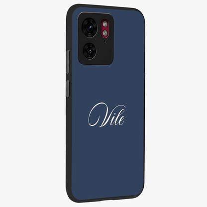 Blue Vintage Floral Pattern Glass Case displayed in angled mockup highlighting classic blue floral pattern and retro aesthetic design.