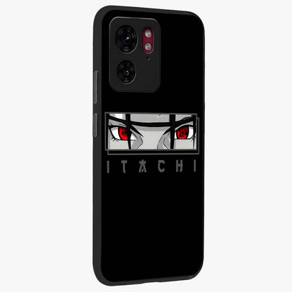Scarlet Gaze Dominance Glass Case upright view showcasing powerful dramatic artwork with dominant artistic theme.