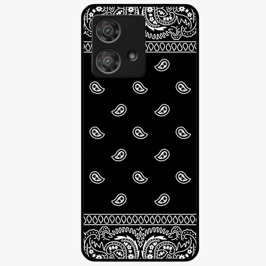 Retro Rebel Threads Glass Case showing flat back view with vintage street style artwork and glossy glass finish.