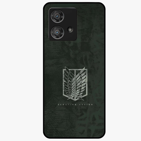 Wings Of Freedom Glass Case showing flat back view with symbolic wings artwork and glossy glass finish.