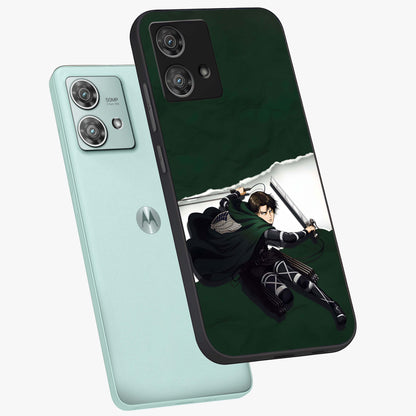 Emerald War Vanguard Glass Case displayed in angled mockup highlighting intense battle inspired design with emerald tone aesthetic.