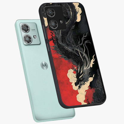Shadow Dragon Fury Glass Case displayed in angled mockup highlighting powerful dragon illustration with dark fantasy aesthetic.