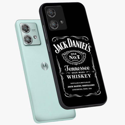 Vintage Whiskey Heritage Glass Case displayed in angled mockup highlighting retro beverage themed design with heritage aesthetic.
