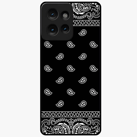 Retro Rebel Threads Glass Case showing flat back view with vintage street style artwork and glossy glass finish.