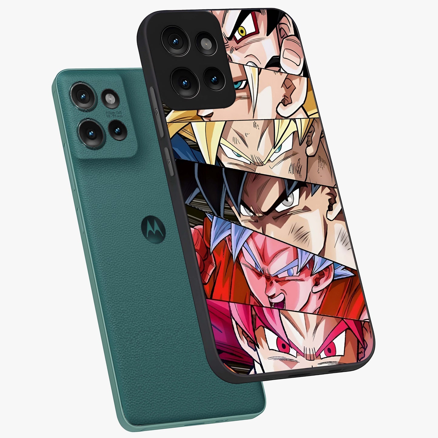 Anime Character Glass Case displayed in angled mockup highlighting colorful anime character illustration.