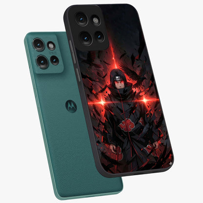 Focused Blade Discipline Glass Case displayed in angled mockup highlighting clean minimal text artwork with modern aesthetic style.