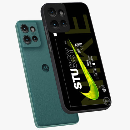Neon Street Edition Glass Case displayed in angled mockup highlighting vibrant urban design with bold street aesthetic.