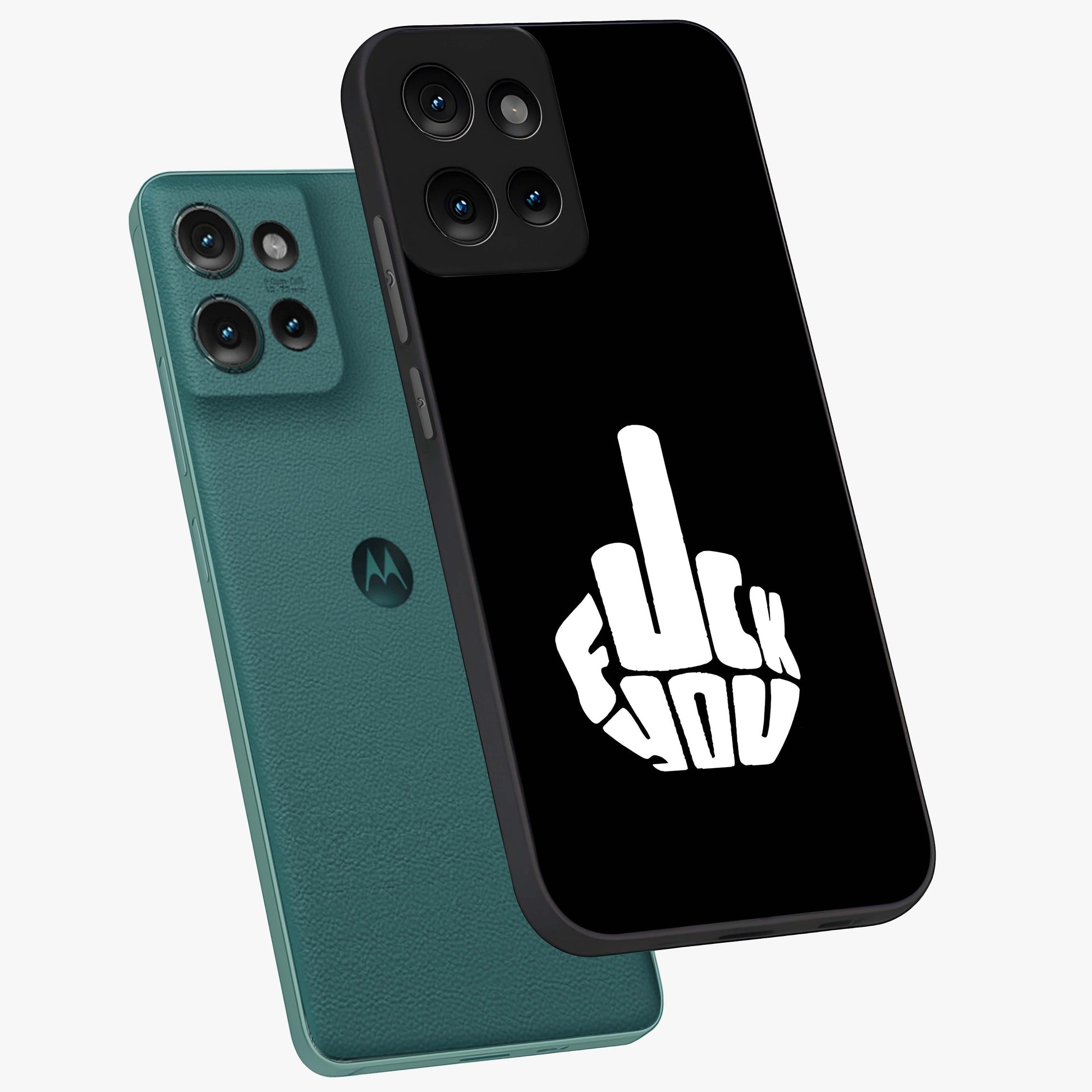 Rebel Mode On Glass Case displayed in angled mockup highlighting edgy text design with modern street aesthetic.