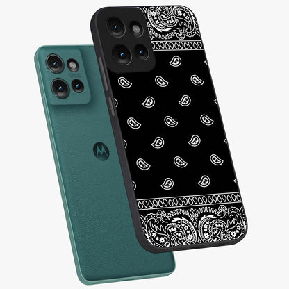 Retro Rebel Threads Glass Case displayed in angled mockup highlighting retro inspired graphic design with rebellious aesthetic.
