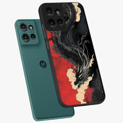Shadow Dragon Fury Glass Case displayed in angled mockup highlighting powerful dragon illustration with dark fantasy aesthetic.