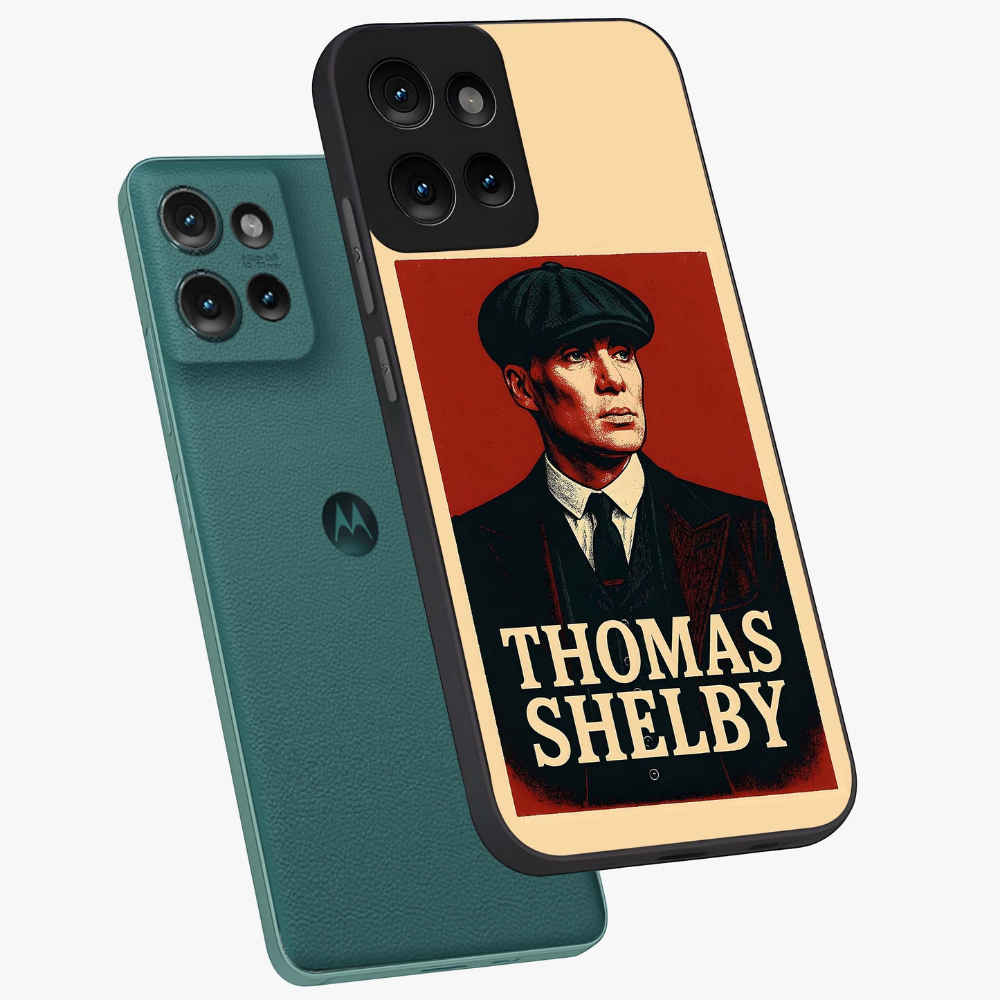 Vintage Mafia Authority Glass Case displayed in angled mockup highlighting powerful retro design with classic gangster aesthetic.