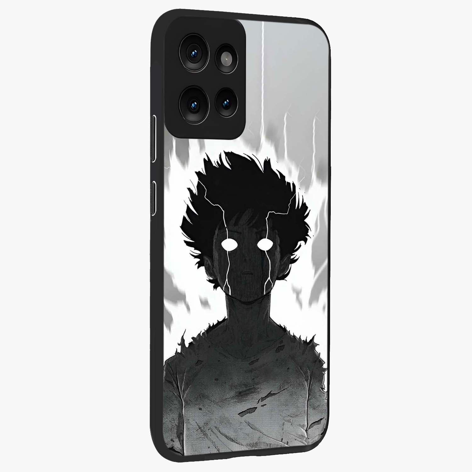 Awakened Inner Rage Glass Case upright view showcasing dramatic artwork with strong expressive aesthetic.