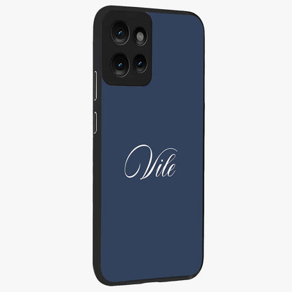 Blue Vintage Floral Pattern Glass Case displayed in angled mockup highlighting classic blue floral pattern and retro aesthetic design.
