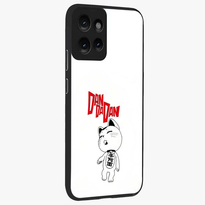 Playful Spirit Charm Glass Case upright view showcasing vibrant charm artwork with fun artistic theme.