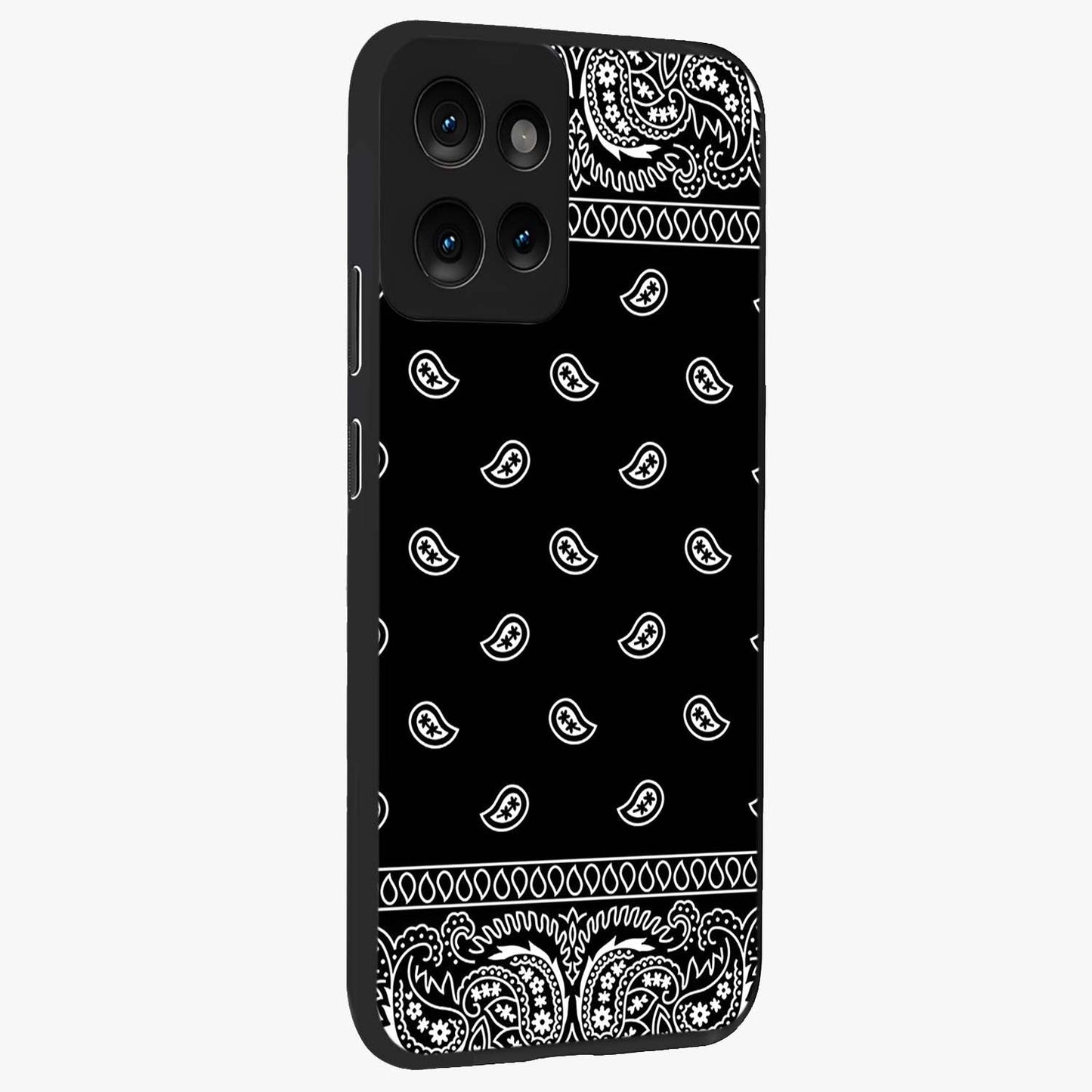 Retro Rebel Threads Glass Case upright view showcasing stylish vintage artwork with bold retro theme.