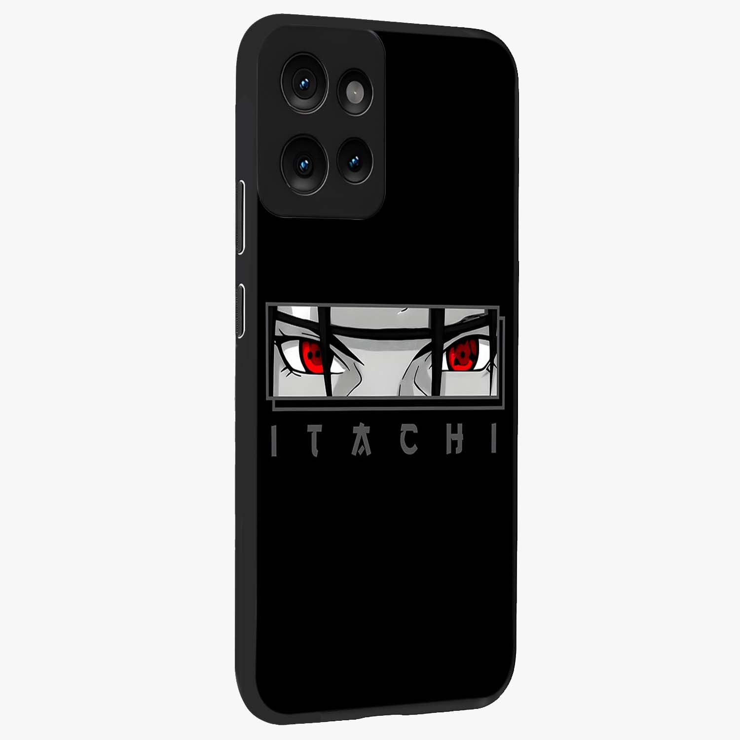 Scarlet Gaze Dominance Glass Case upright view showcasing powerful dramatic artwork with dominant artistic theme.