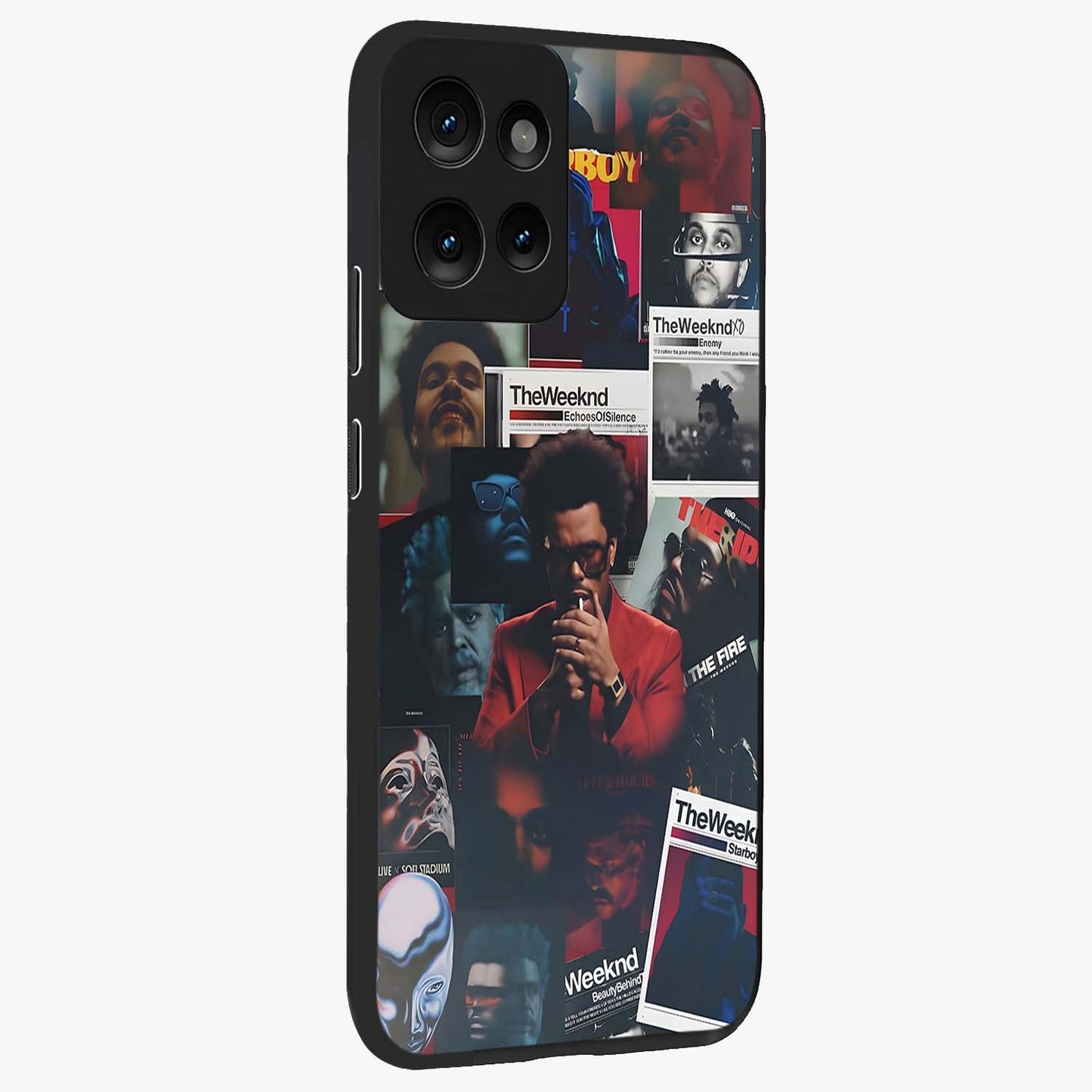 The Weeknd Glass Case upright view showcasing bold music themed artwork with contemporary artistic style.