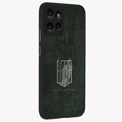 Wings Of Freedom Glass Case upright view showcasing powerful wings artwork with freedom themed design.