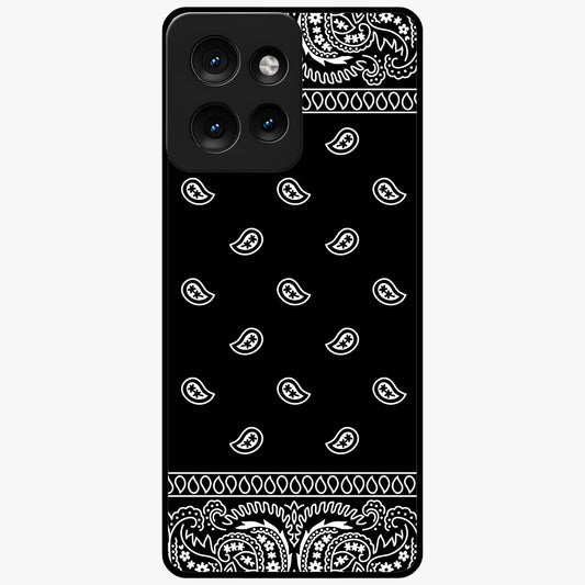 Retro Rebel Threads Glass Case showing flat back view with vintage street style artwork and glossy glass finish.