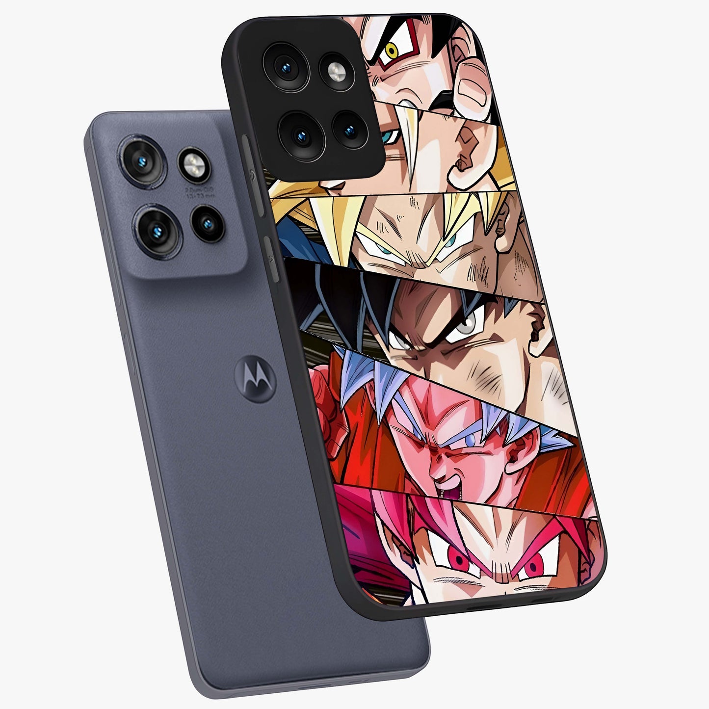 Anime Character Glass Case displayed in angled mockup highlighting colorful anime character illustration.
