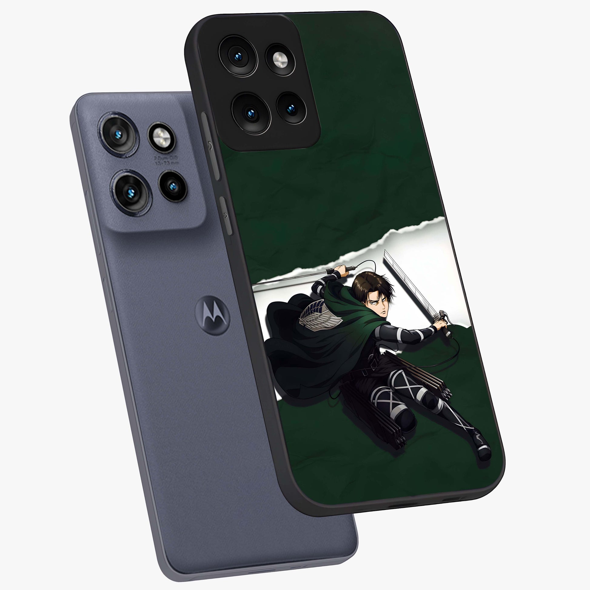Emerald War Vanguard Glass Case displayed in angled mockup highlighting intense battle inspired design with emerald tone aesthetic.