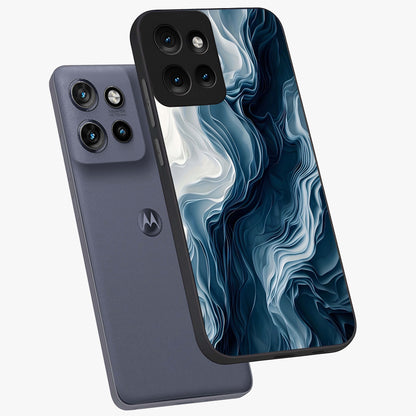 Ethereal Paper Marble Glass Case displayed in angled mockup highlighting elegant marble pattern with modern aesthetic style.