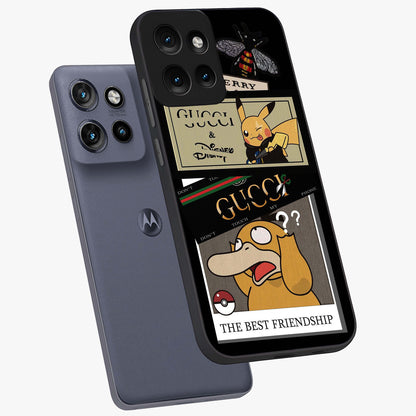 Gucci Play Mashup Glass Case displayed in angled mockup highlighting stylish fashion mashup design with bold aesthetic.