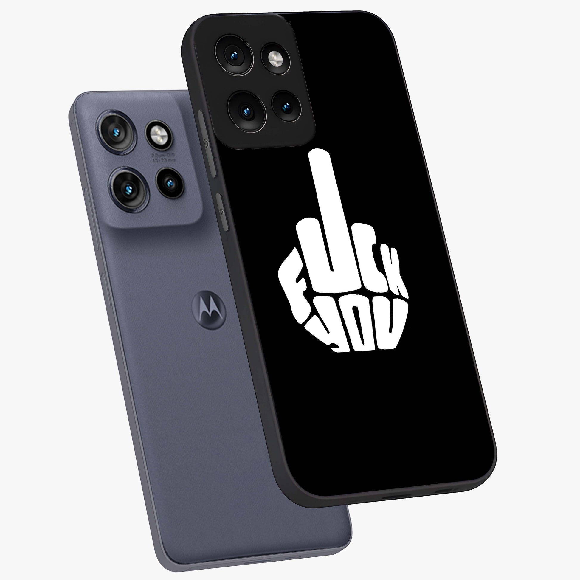 Rebel Mode On Glass Case displayed in angled mockup highlighting edgy text design with modern street aesthetic.