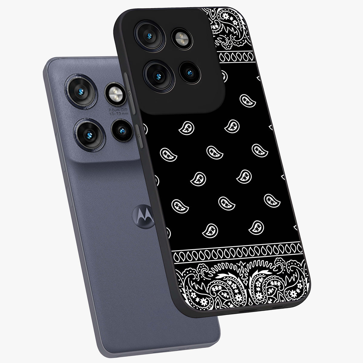 Retro Rebel Threads Glass Case displayed in angled mockup highlighting retro inspired graphic design with rebellious aesthetic.