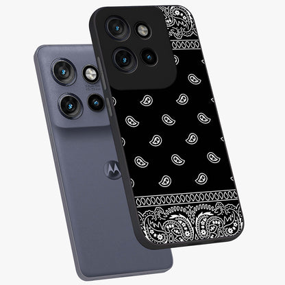 Retro Rebel Threads Glass Case displayed in angled mockup highlighting retro inspired graphic design with rebellious aesthetic.