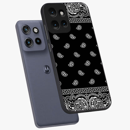 Retro Rebel Threads Glass Case displayed in angled mockup highlighting retro inspired graphic design with rebellious aesthetic.