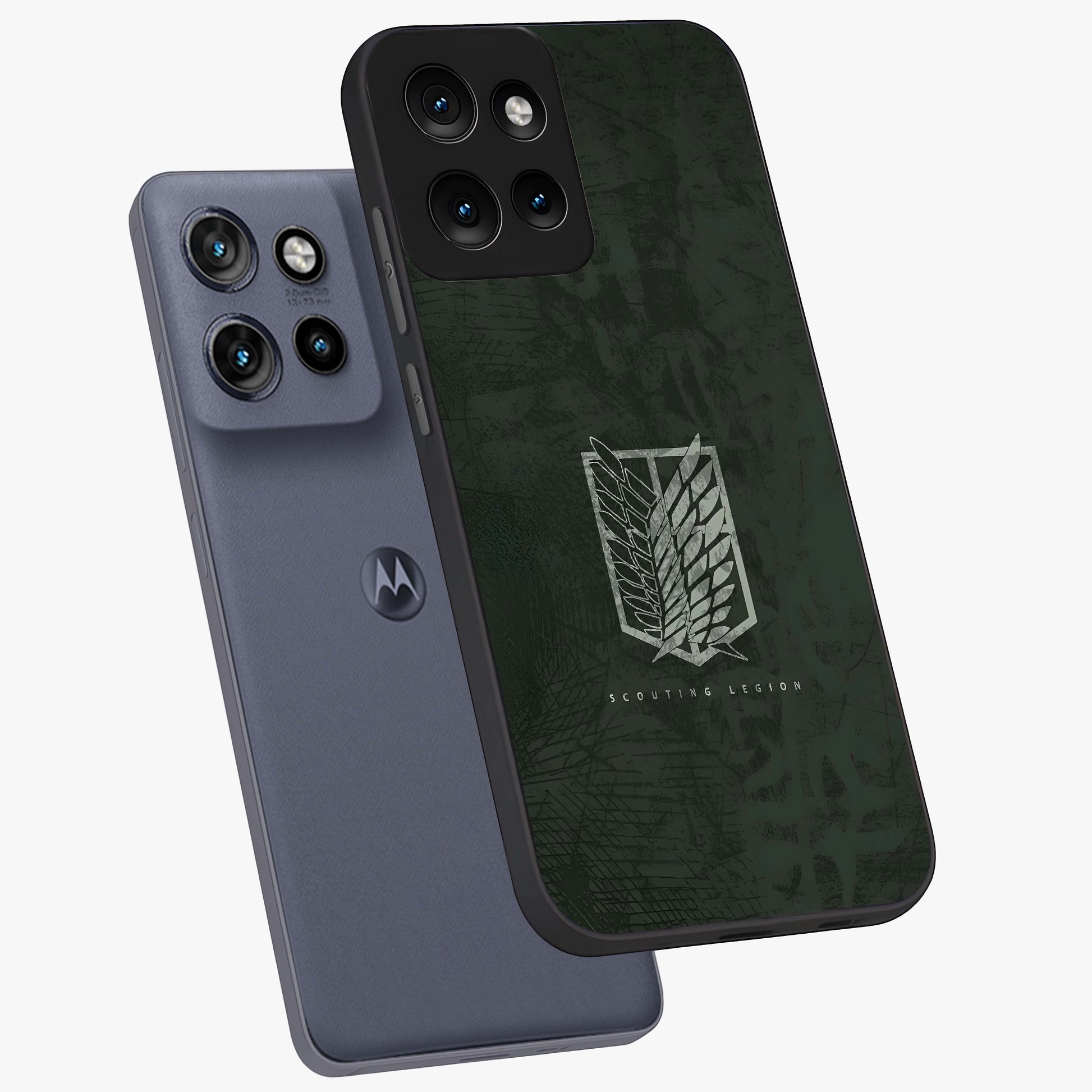 Wings Of Freedom Glass Case displayed in angled mockup highlighting graceful wing design with inspirational aesthetic.