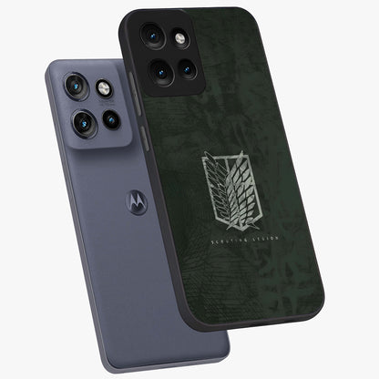 Wings Of Freedom Glass Case displayed in angled mockup highlighting graceful wing design with inspirational aesthetic.