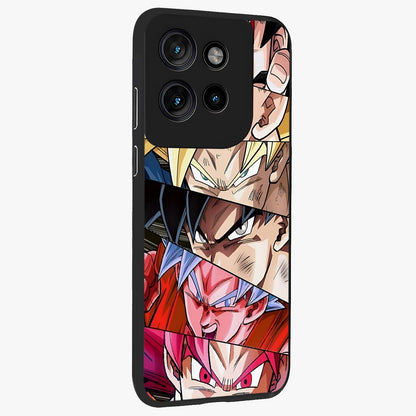 Anime Character Glass Case upright view showcasing expressive anime artwork with bold graphic style.