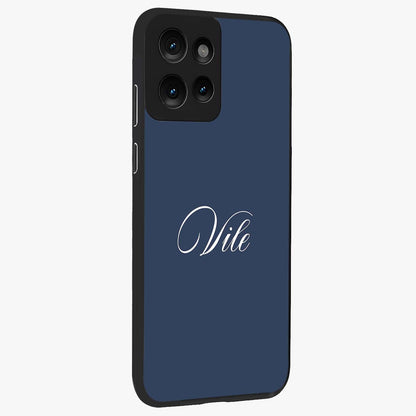 Blue Vintage Floral Pattern Glass Case displayed in angled mockup highlighting classic blue floral pattern and retro aesthetic design.