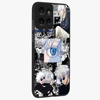 Infinity Sorcerer Chaos Glass Case upright view showcasing dramatic sorcerer artwork with chaotic mystical theme.