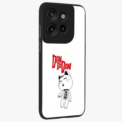 Playful Spirit Charm Glass Case upright view showcasing vibrant charm artwork with fun artistic theme.
