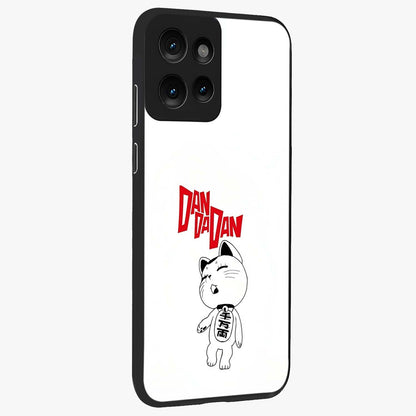 Playful Spirit Charm Glass Case upright view showcasing vibrant charm artwork with fun artistic theme.