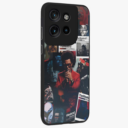 The Weeknd Glass Case upright view showcasing bold music themed artwork with contemporary artistic style.