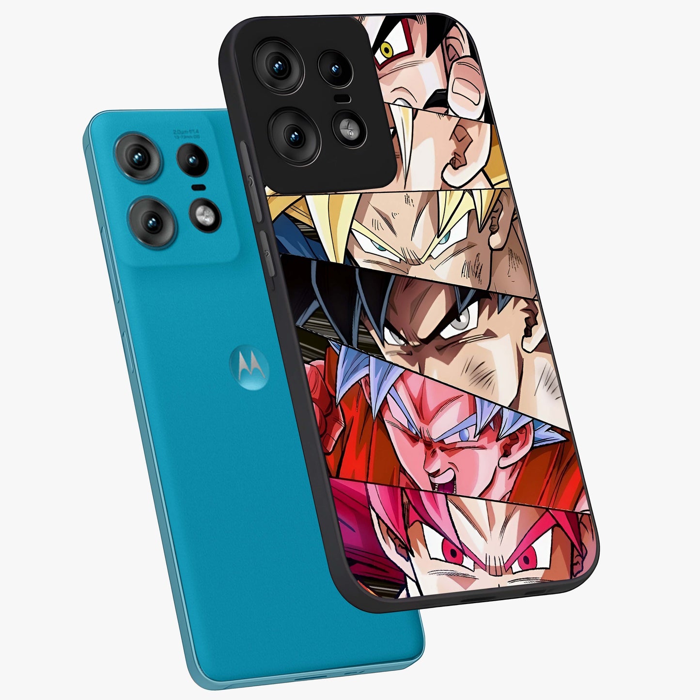 Anime Character Glass Case displayed in angled mockup highlighting colorful anime character illustration.