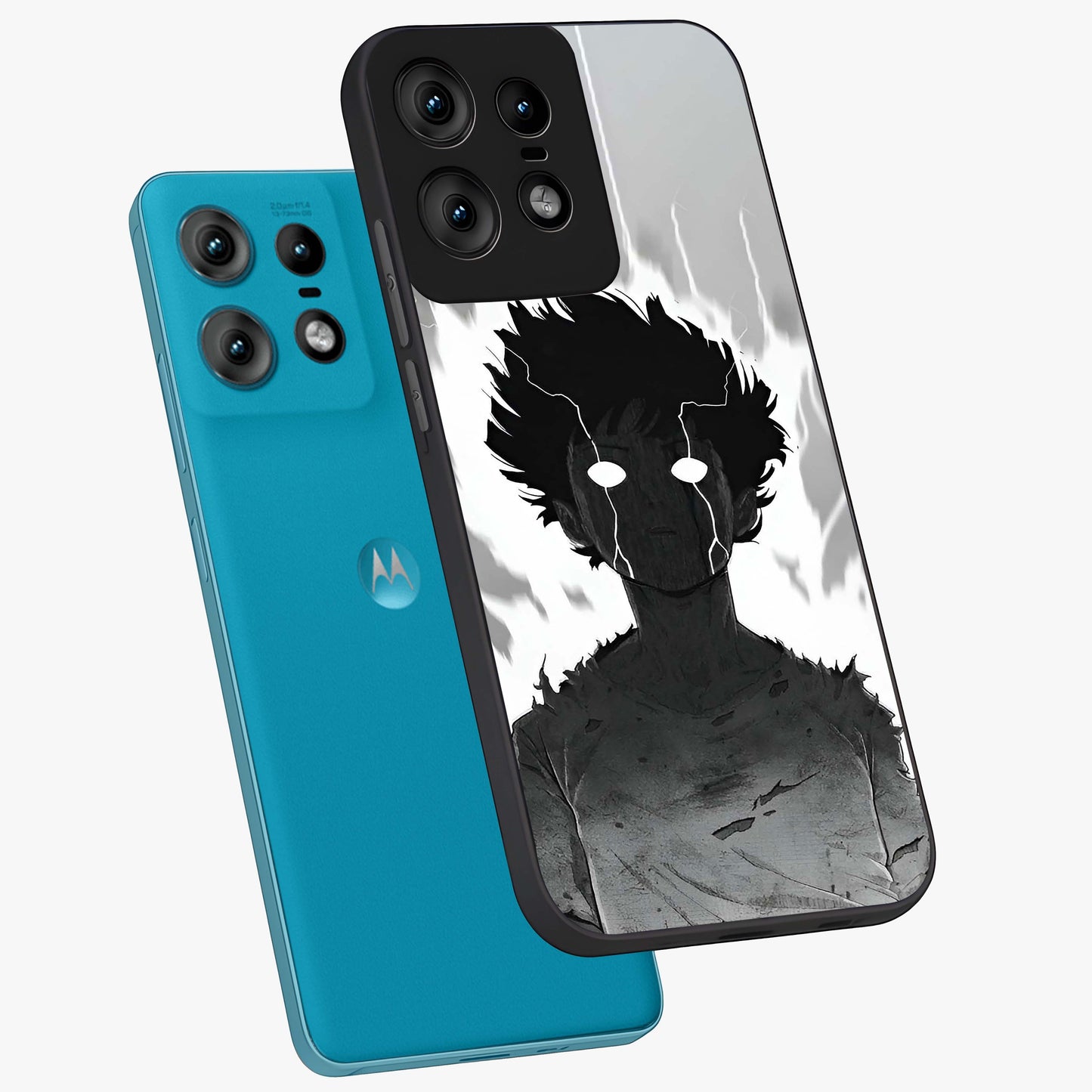 Awakened Inner Rage Glass Case displayed in angled mockup highlighting powerful graphic design and bold artistic theme.