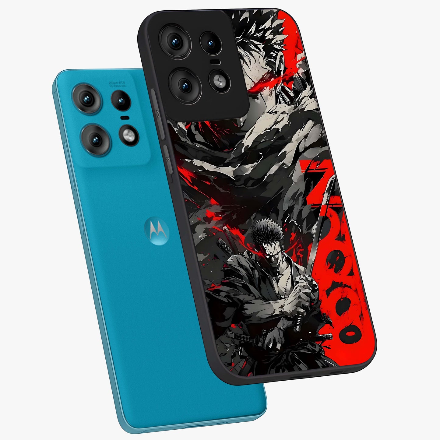 Demon Sword Resolve Glass Case displayed in angled mockup highlighting powerful demon sword illustration with dark fantasy aesthetic.