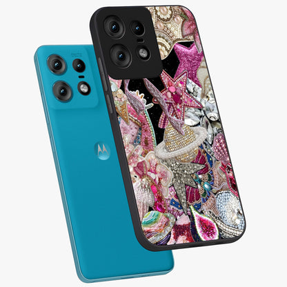 Starlit Jewel Dream Glass Case displayed in angled mockup highlighting glowing celestial jewel design with dreamy aesthetic.