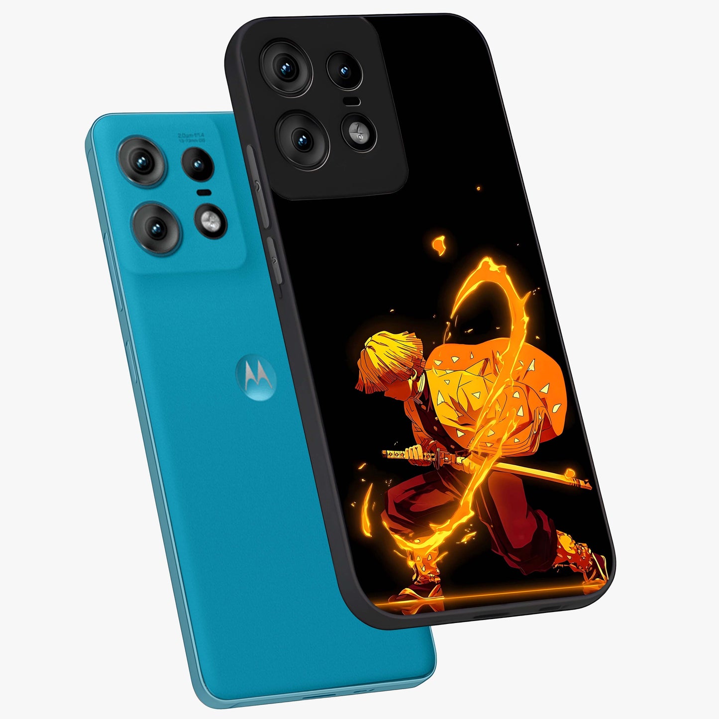 Thunder Flame Execution Glass Case displayed in angled mockup highlighting dramatic fire themed design with intense fantasy aesthetic.