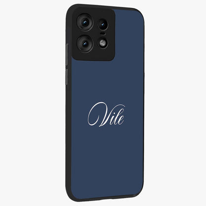 Blue Vintage Floral Pattern Glass Case displayed in angled mockup highlighting classic blue floral pattern and retro aesthetic design.