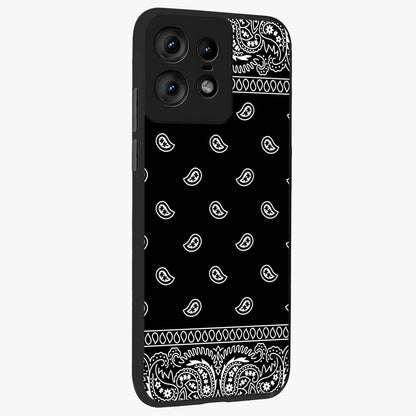 Retro Rebel Threads Glass Case upright view showcasing stylish vintage artwork with bold retro theme.